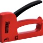 Rapid Handtacker R53, leicht und kompakt, rot mit schwarzem Griff. Ideal für Heimwerker.