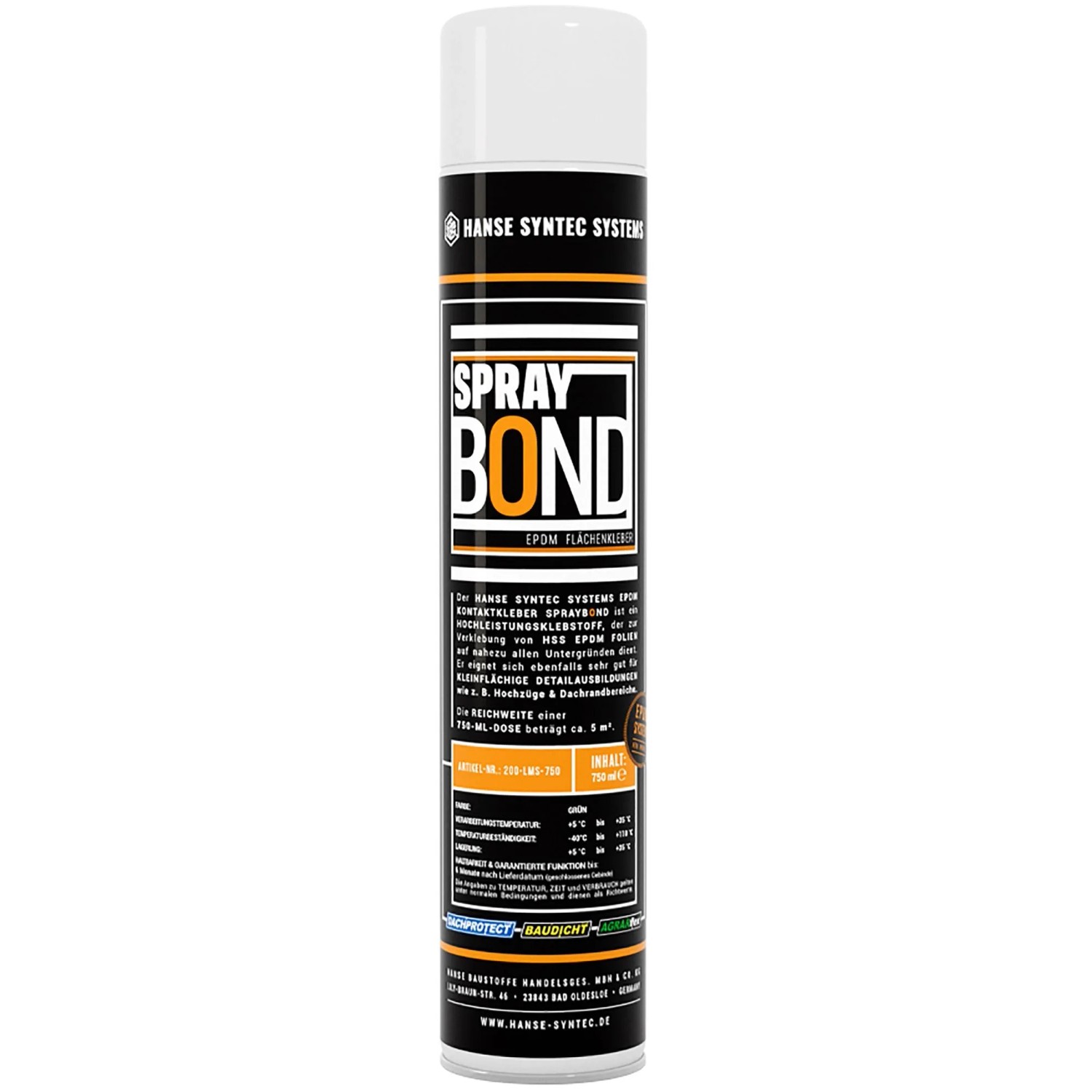 Dachprotect EPDM Kontaktkleber SprayBond 750 ml