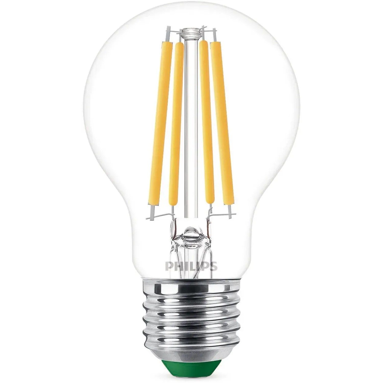 Philips LED-Leuchtmittel ultraeffizient E27 Glühlampenform 4W 840lm 2er Set