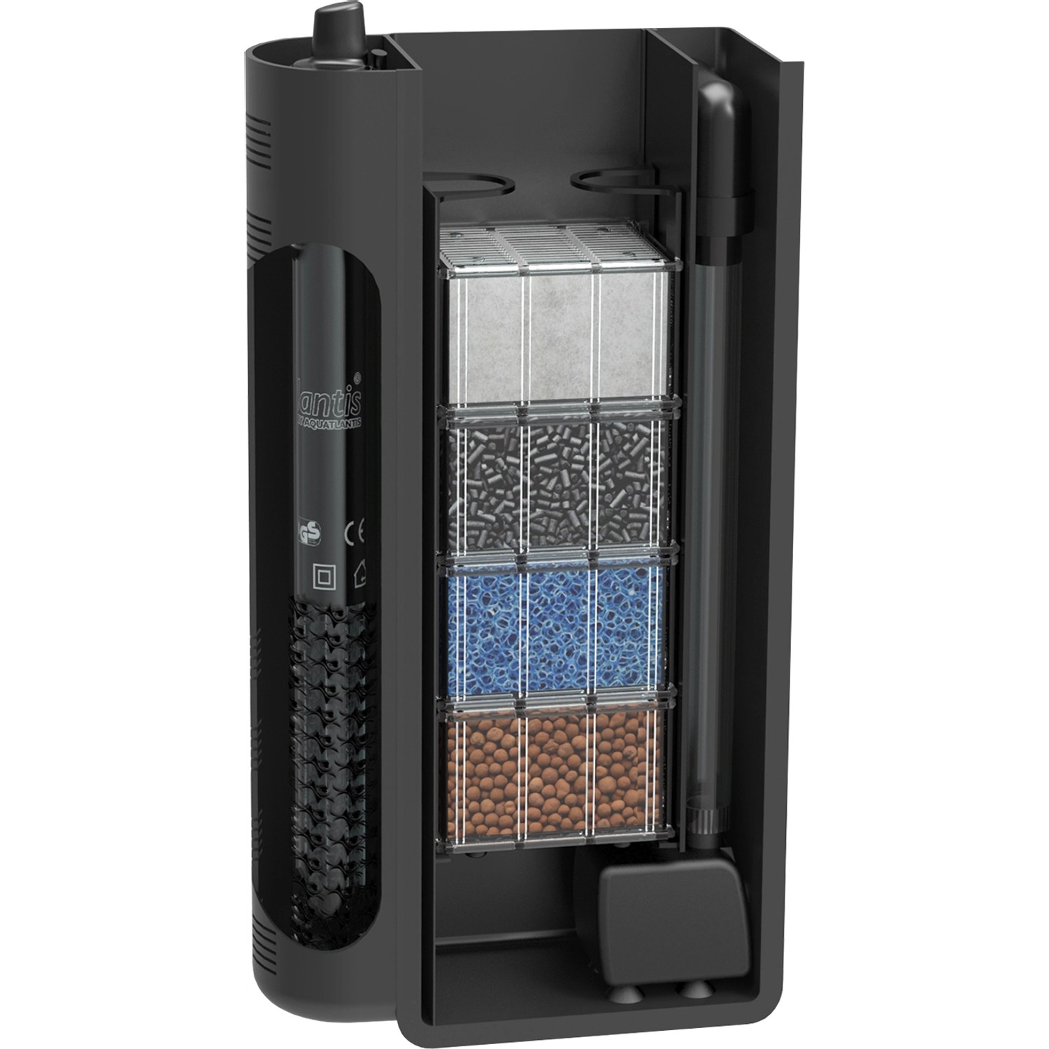 Aquatlantis Mini Biobox 2 mit Heizer 50 W bis 50 l