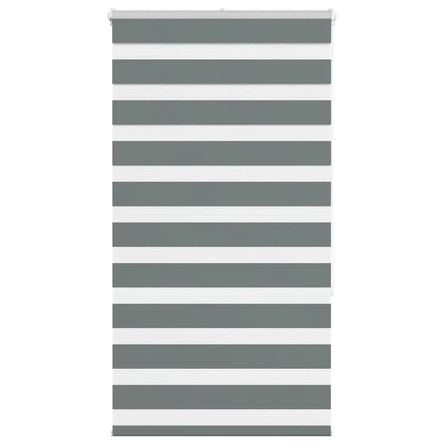 vidaXL Doppelrollo Dunkelgrau 90x150 cm Stoffbreite 85,9 cm Polyester 40141 günstig online kaufen