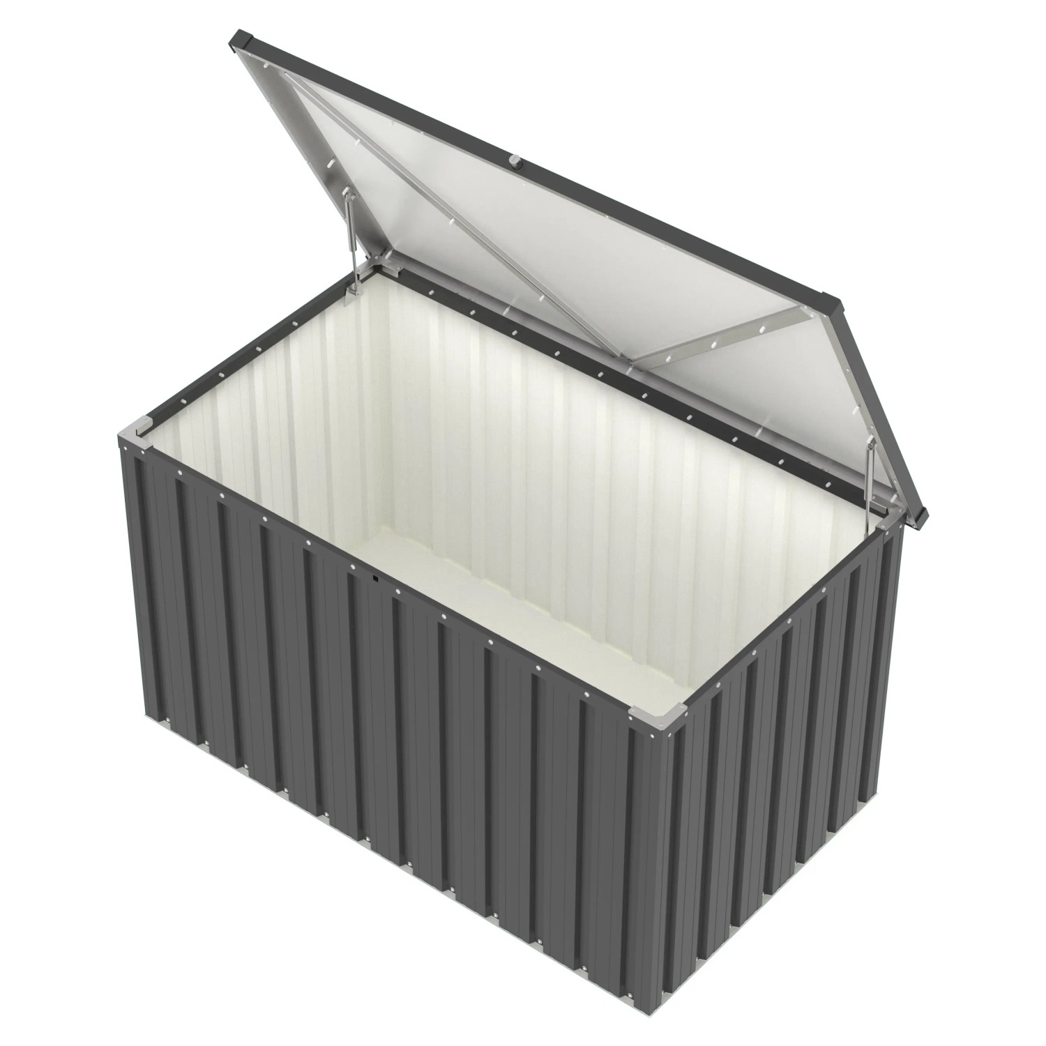 Tepro Aufbewahrungsbox Garten 131,8 x 72,7 x 79,4 cm Anthrazit kaufen bei OBI