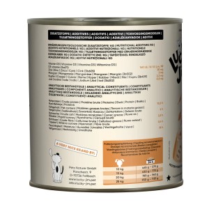 Lucky Jim Hunde-Nassfutter Adult Huhn & Leber, 800g Dose. Alleinfutter für ausgewachsene Hunde.