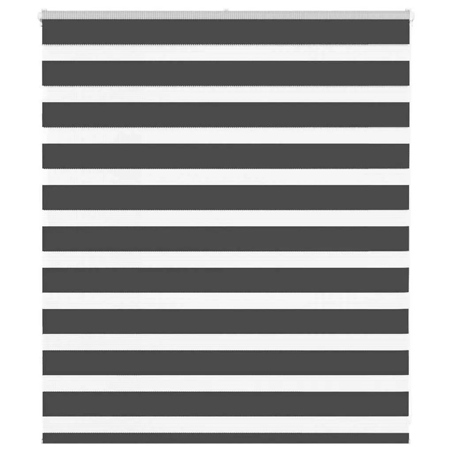 vidaXL Doppelrollo Schwarz 130x100 cm Stoffbreite 125,9 cm Polyester 401421 günstig online kaufen