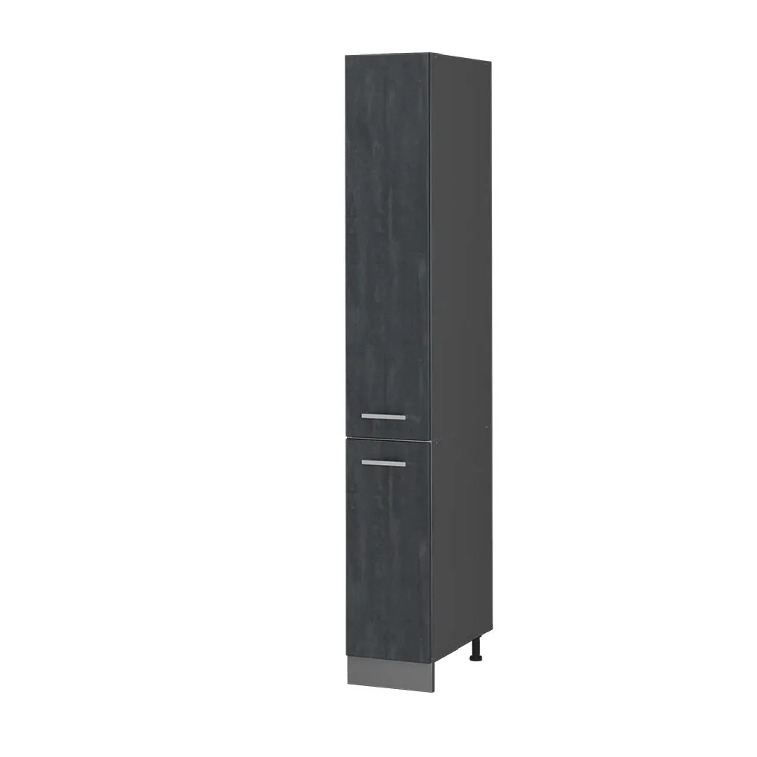 Vicco Apothekerschrank R-Line Medizinschrank für die Küche Schwarz Beton Anthrazit 30 cm