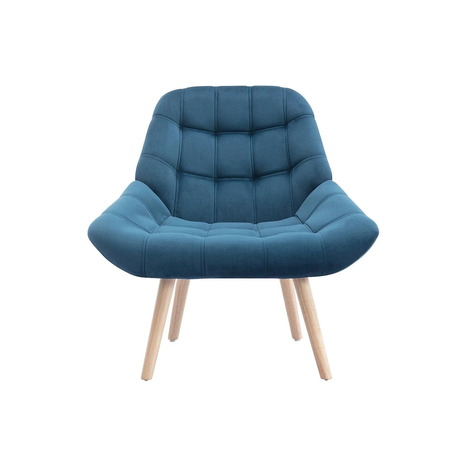 Vente-unique Sessel Mit Gerader Rückenlehne Luosto Blaugrün 87 cm