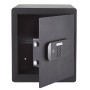 Offener, schwarzer Yale Tresor High Security Safe 38,5 l mit digitalem Code-Schloss.