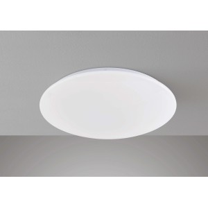 Weiße, runde LED Deckenleuchte Mona, 39,5 cm Durchmesser, von Fischer & Honsel.