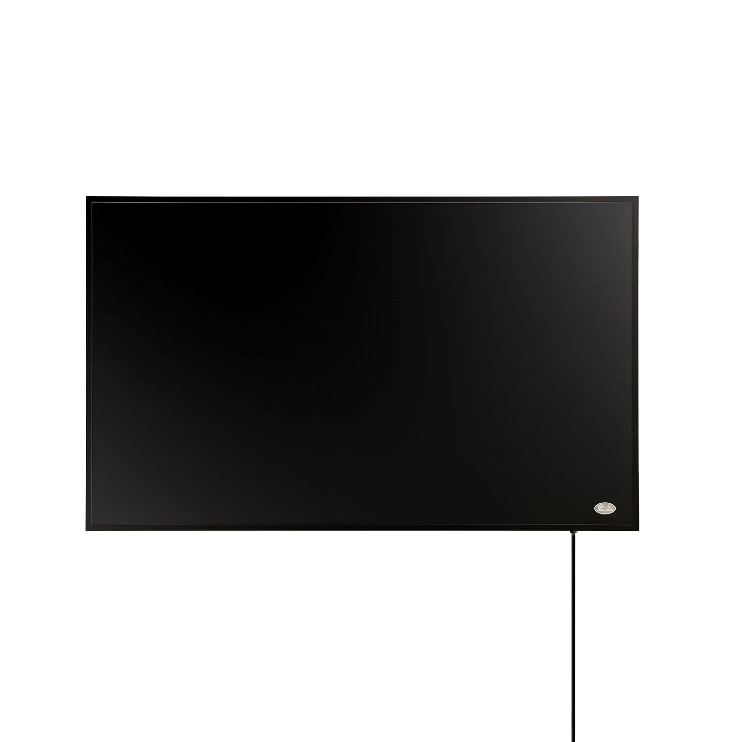 Könighaus Infrarotheizung Black Edition 800 W Kabelausgang Quer Links