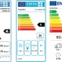 Energieeffizienzlabel für Respekta Economy Küchenzeile mit E-Geräten.