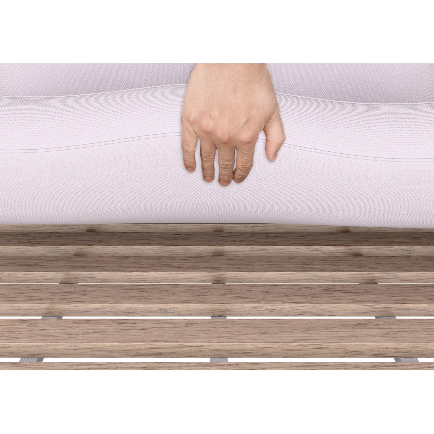Loungegruppe Woodsboro 4-teilig FSC® Akazienholz Weiß-Geölt Beige_11