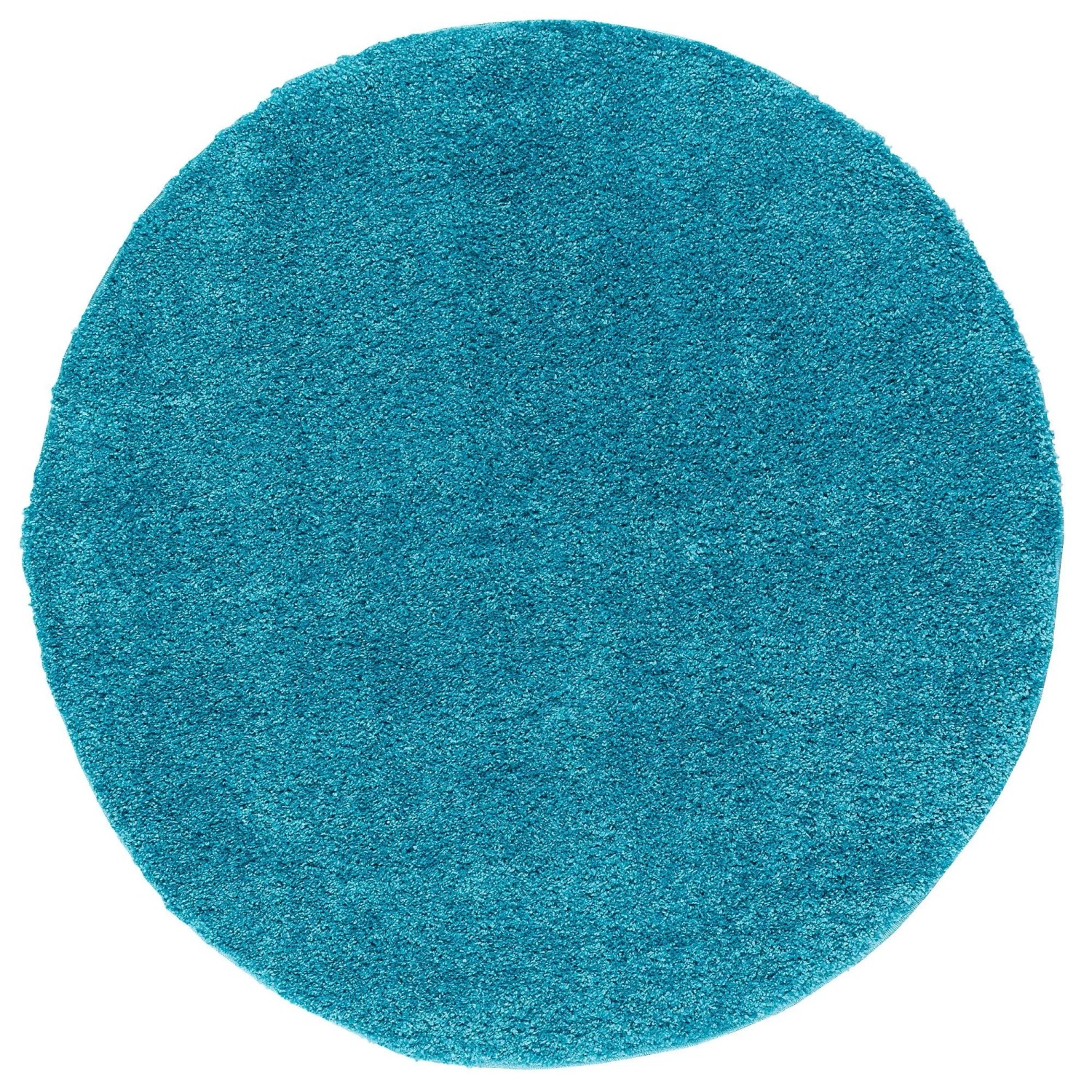 Pergamon Runder Teppich Aloha Hochflor Türkis 120 cm kaufen bei OBI