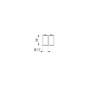 Delabie Lithium-Batterien 3 V Typ 123A CR17345, 2er-Set.