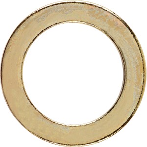 Fitschenring Vermessingt Ø 11,0 mm 12 Stück