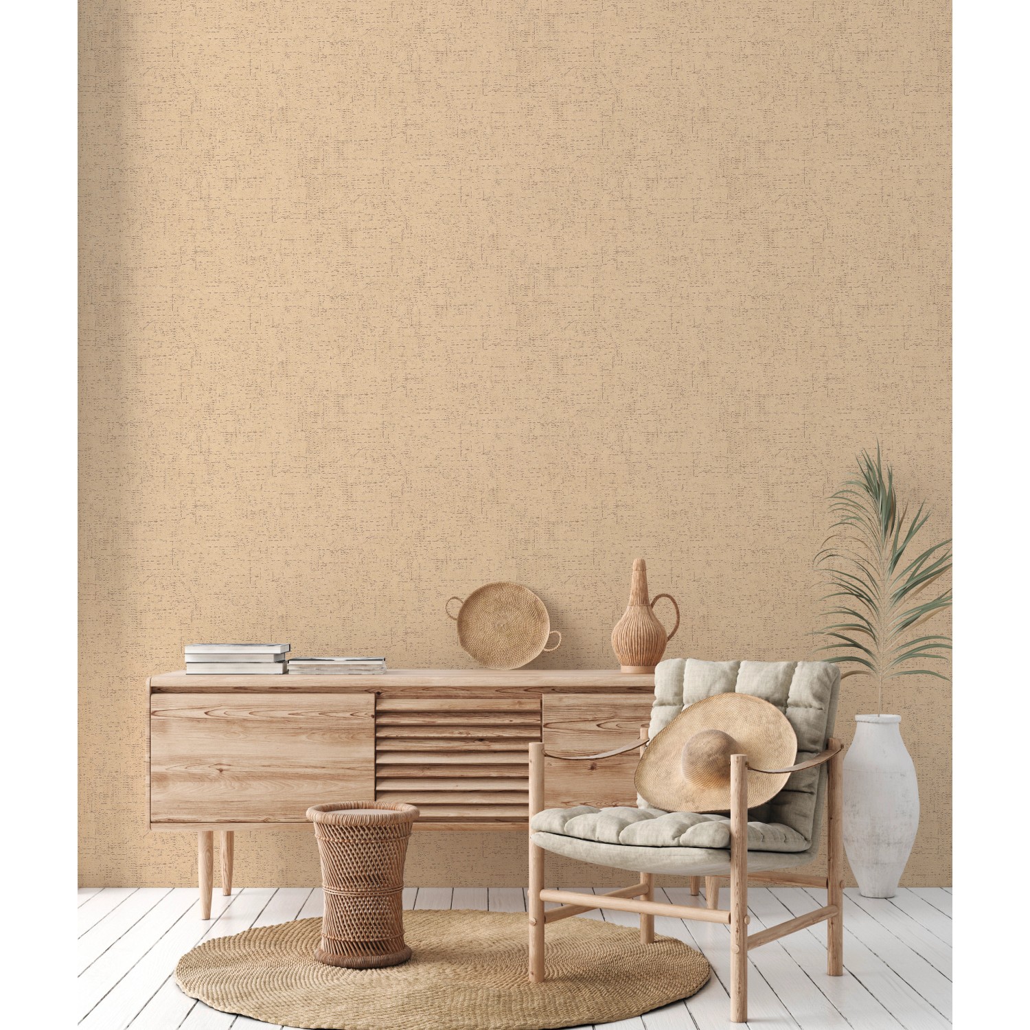 Metropolitan Stories II Vliestapete Uni beige braun FSC® kaufen  