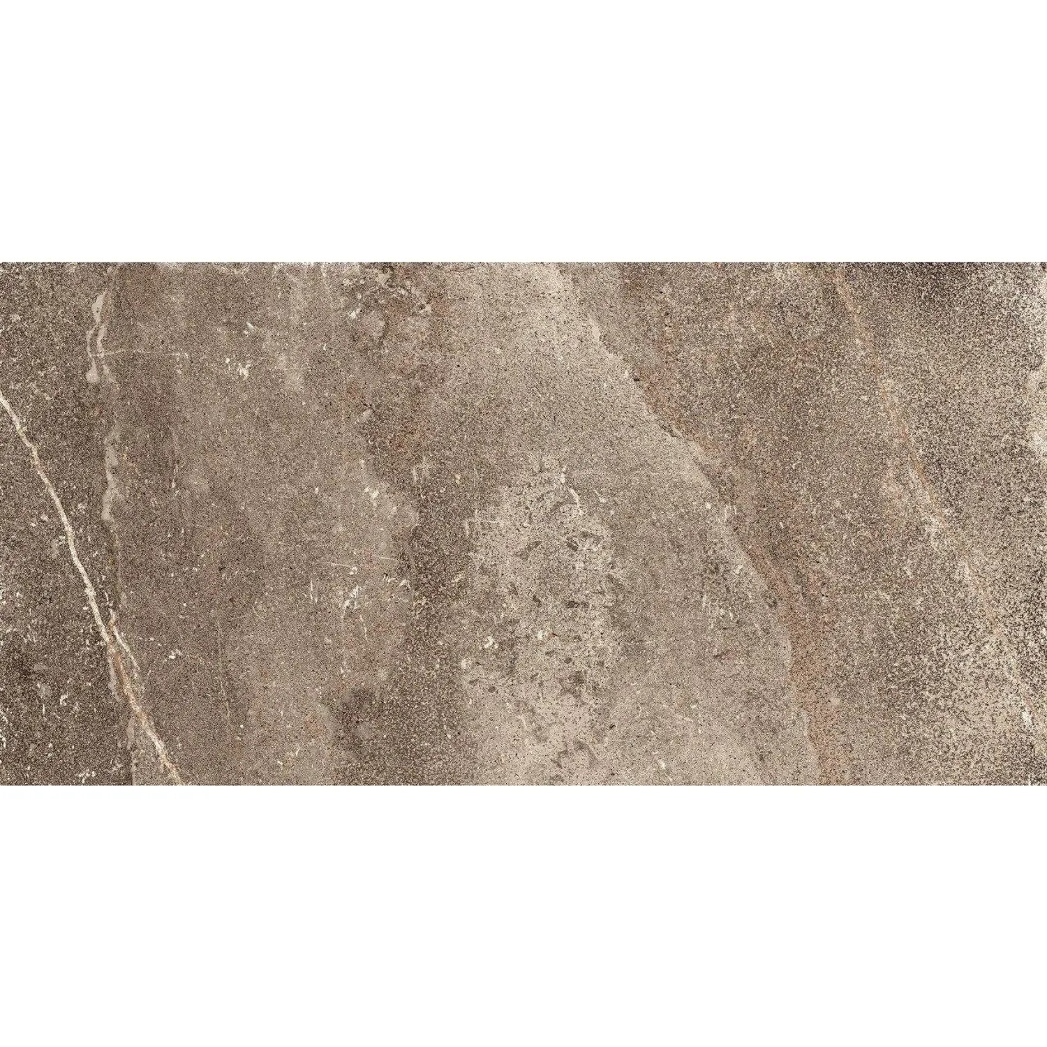 TerrassenplatteFeinsteinzeug Aspen Braun Glasiert 45 x 90 x 2 cm