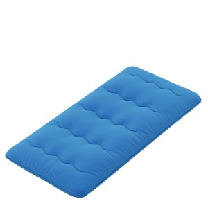 Blaue, waschbare Futon Matratze (90x200 cm) von Costway. Ideal als Gästebett oder Reisematratze.