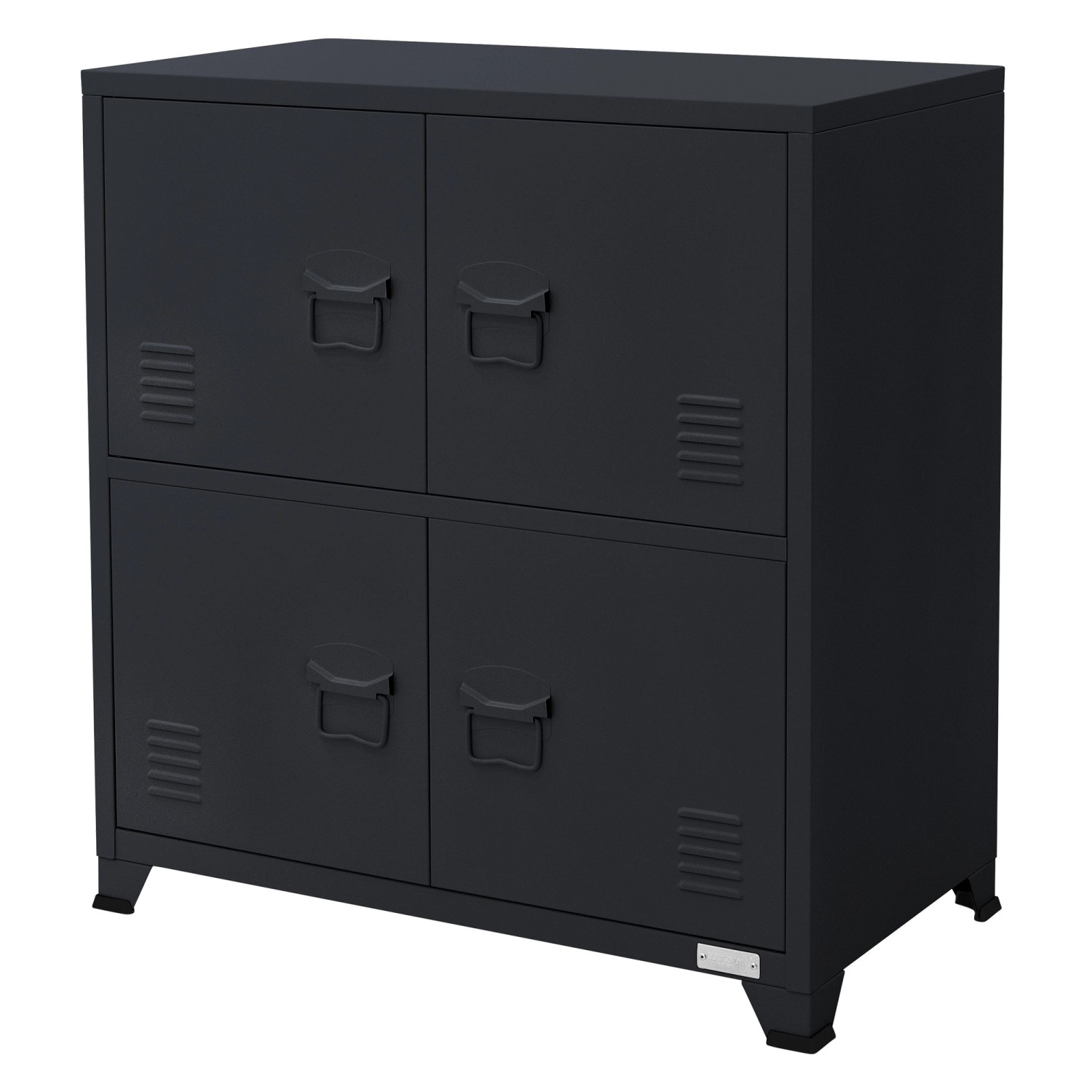 ML-Design Aktenschrank 75x40x80,5 cm Anthrazit Stahl Freistehender günstig online kaufen