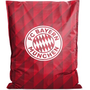 Roter Sitting Point Sitzsack BigBag FCB (380 l) mit Bayern München Logo.