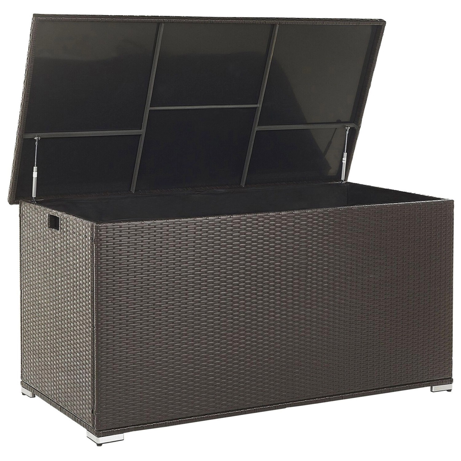 Beliani Truhe MODENA Dunkelbraun 75x155x80 günstig online kaufen
