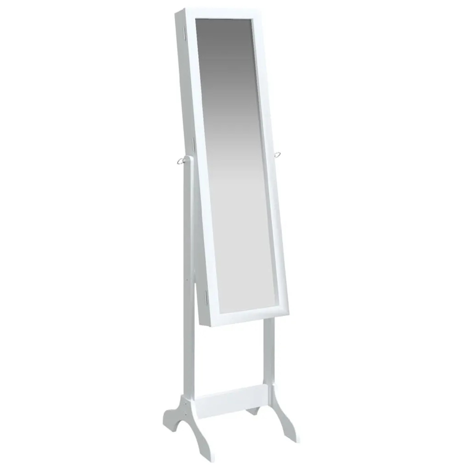 vidaXL Standspiegel Weiß 34x37x146 cm 351763