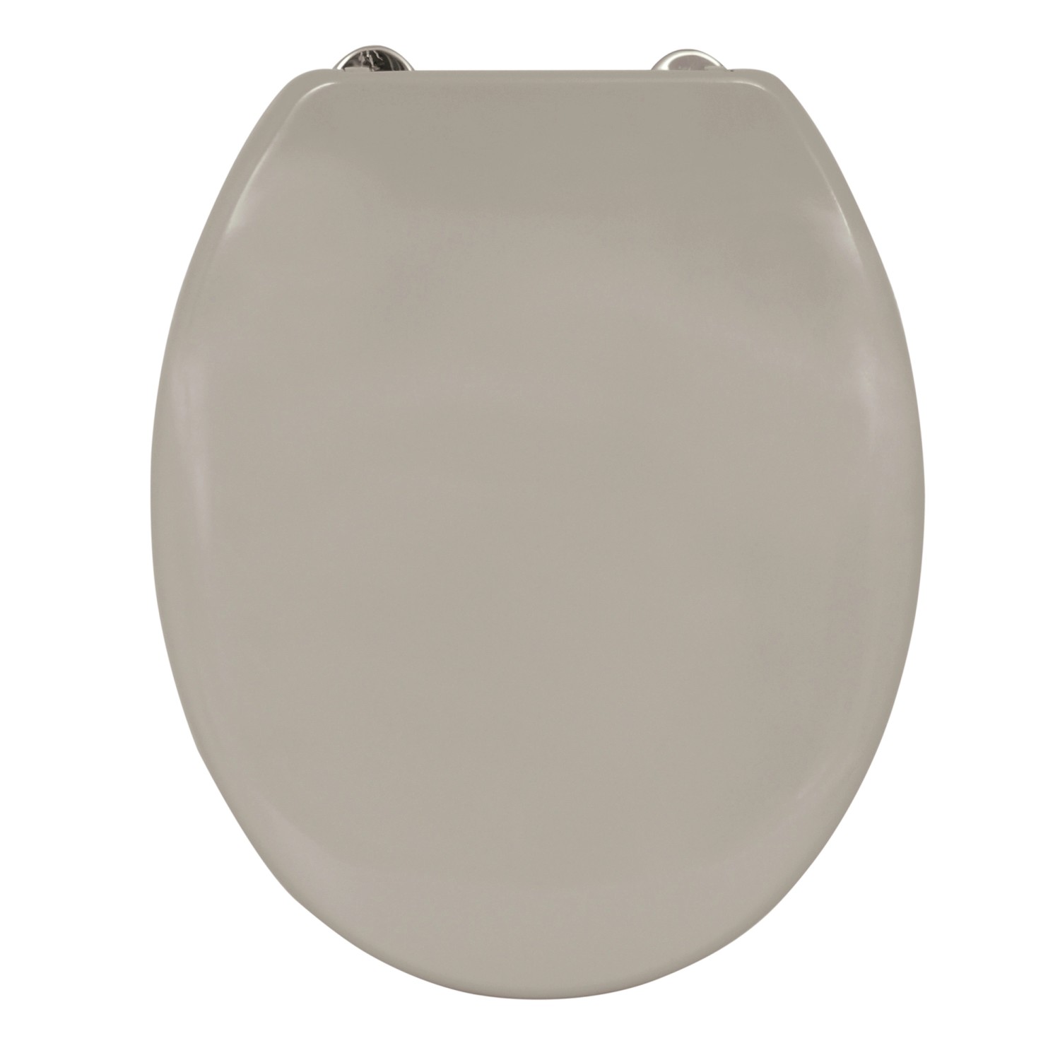 MSV WC-Sitz Thermodur 37,5 cm x 44,5 cm x 4 cm Taupe günstig online kaufen