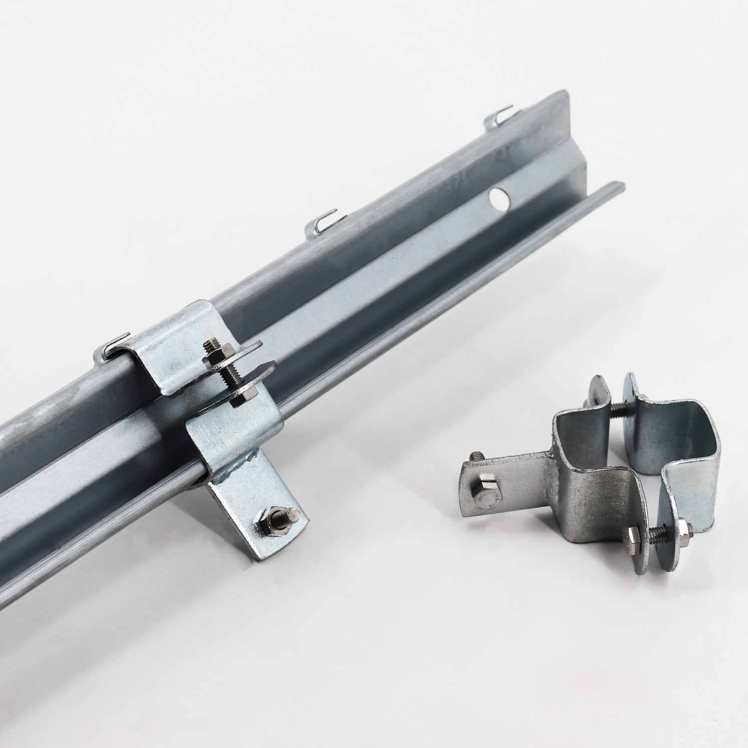 Aquagart Längs-Strebenset für Z-Profil Pfosten, Zubehör für Wild- und Forstzaun.