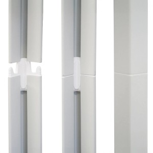 Ar Shelving Erweiterungmodul Rivet Style M 48 x 70 x 40 cm Grauweiß FSC®