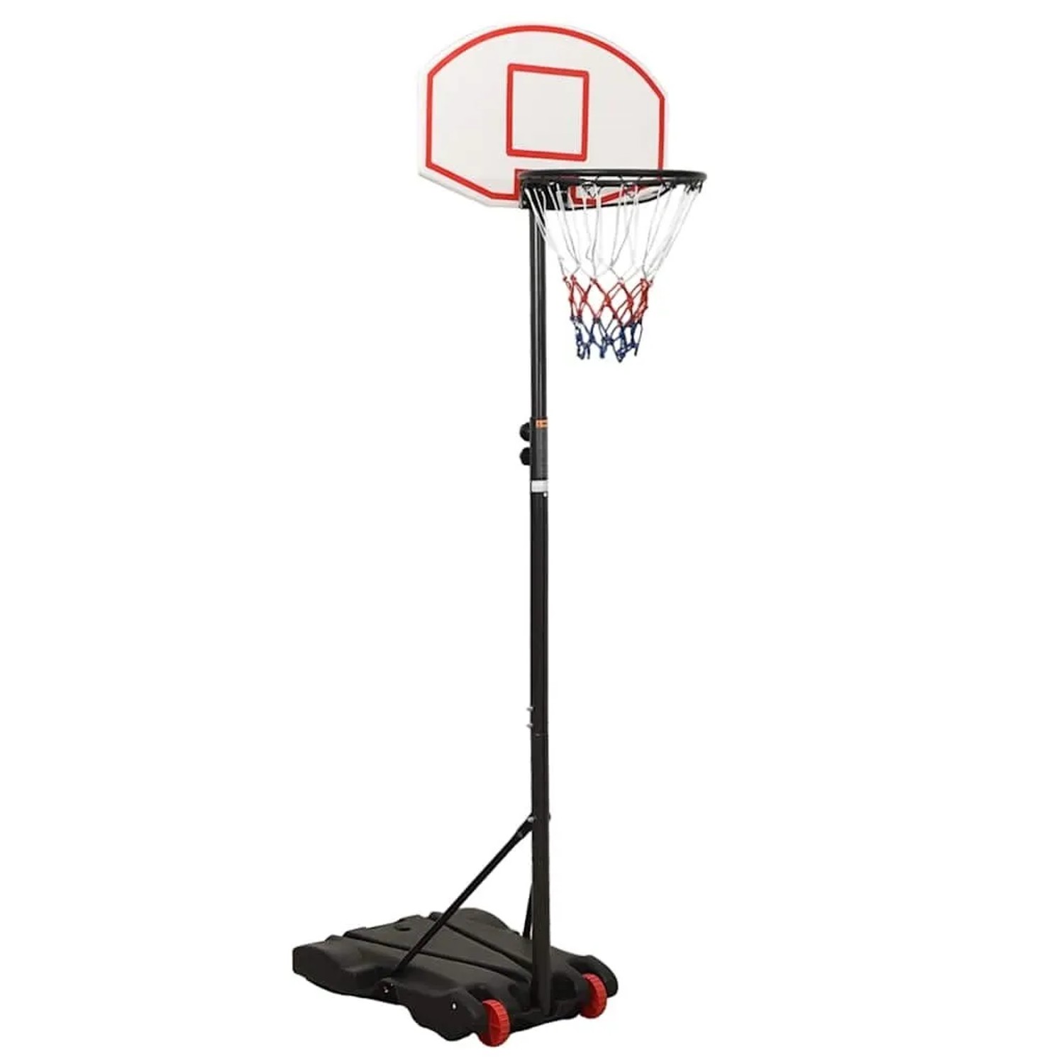 vidaXL Basketballständer Weiß 216-250 cm Polyethylen 93655