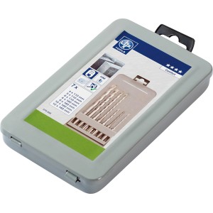 LUX Betonbohrer-Set Comfort SDS-Plus, 7-teilig im grauen Koffer. Bohrersets für Stein, Beton und Mauerwerk.