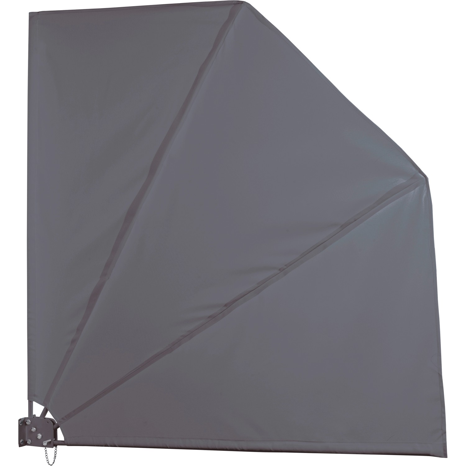 Balkonfächer Danville Anthrazit 140 cm x 140 cm kaufen bei OBI