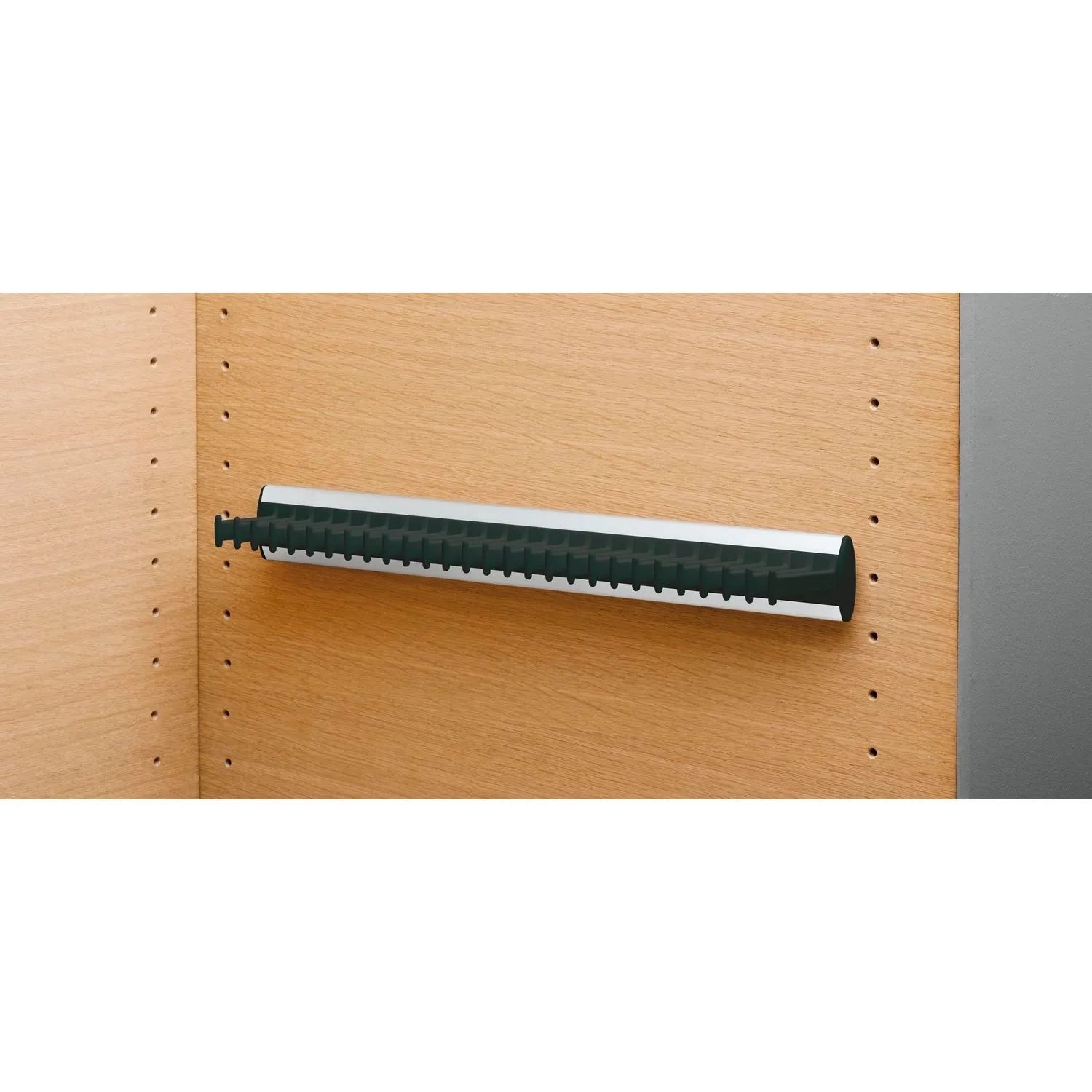 Servetto Krawattenhalter Modell D Aluminium Kunststoff Schwarz