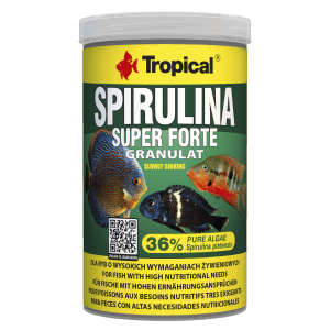 Tropical Fischfutter-Granulate Super Spirulina Forte 36 % Granulat 1.000 ml