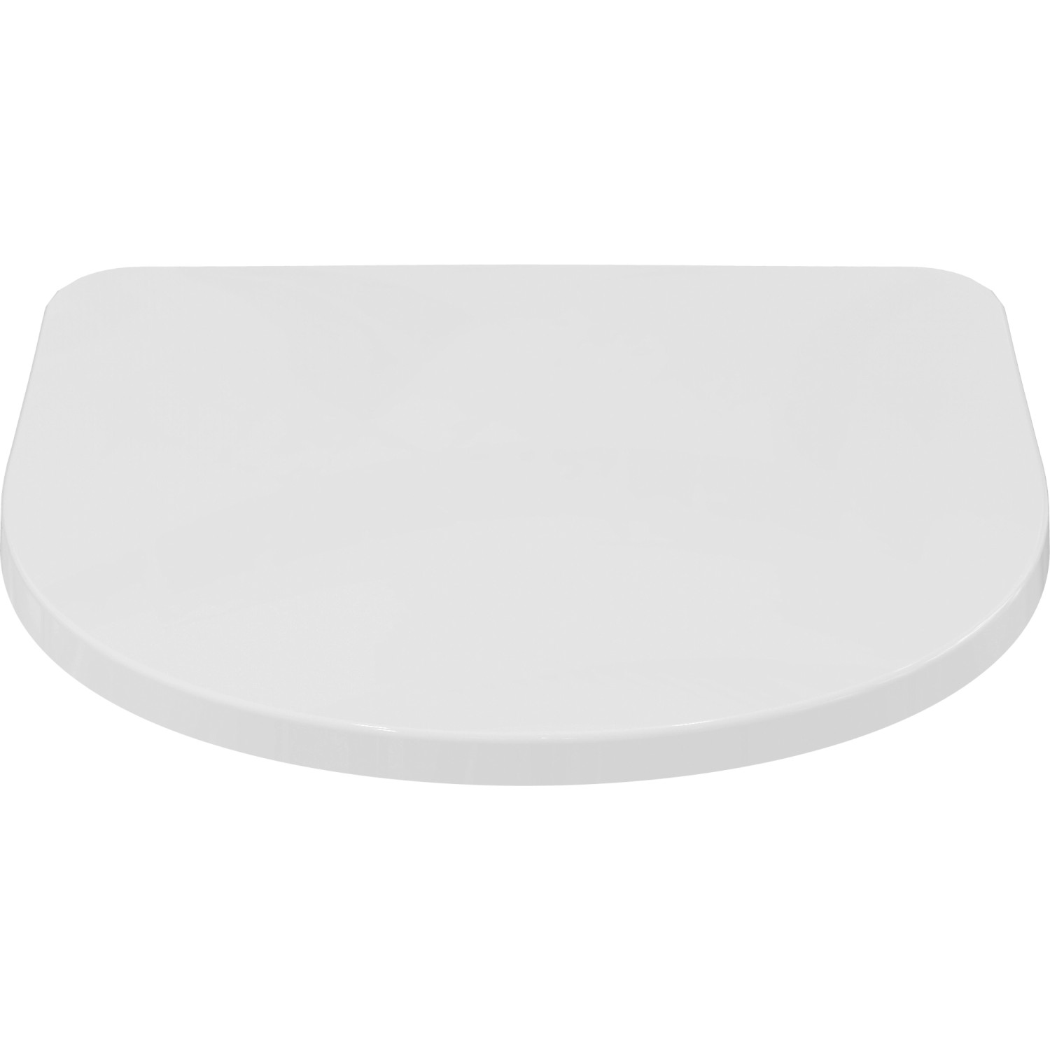 Weißer Ideal Standard WC-Sitz i.life A mit Softclosing und Wrapover-Design.