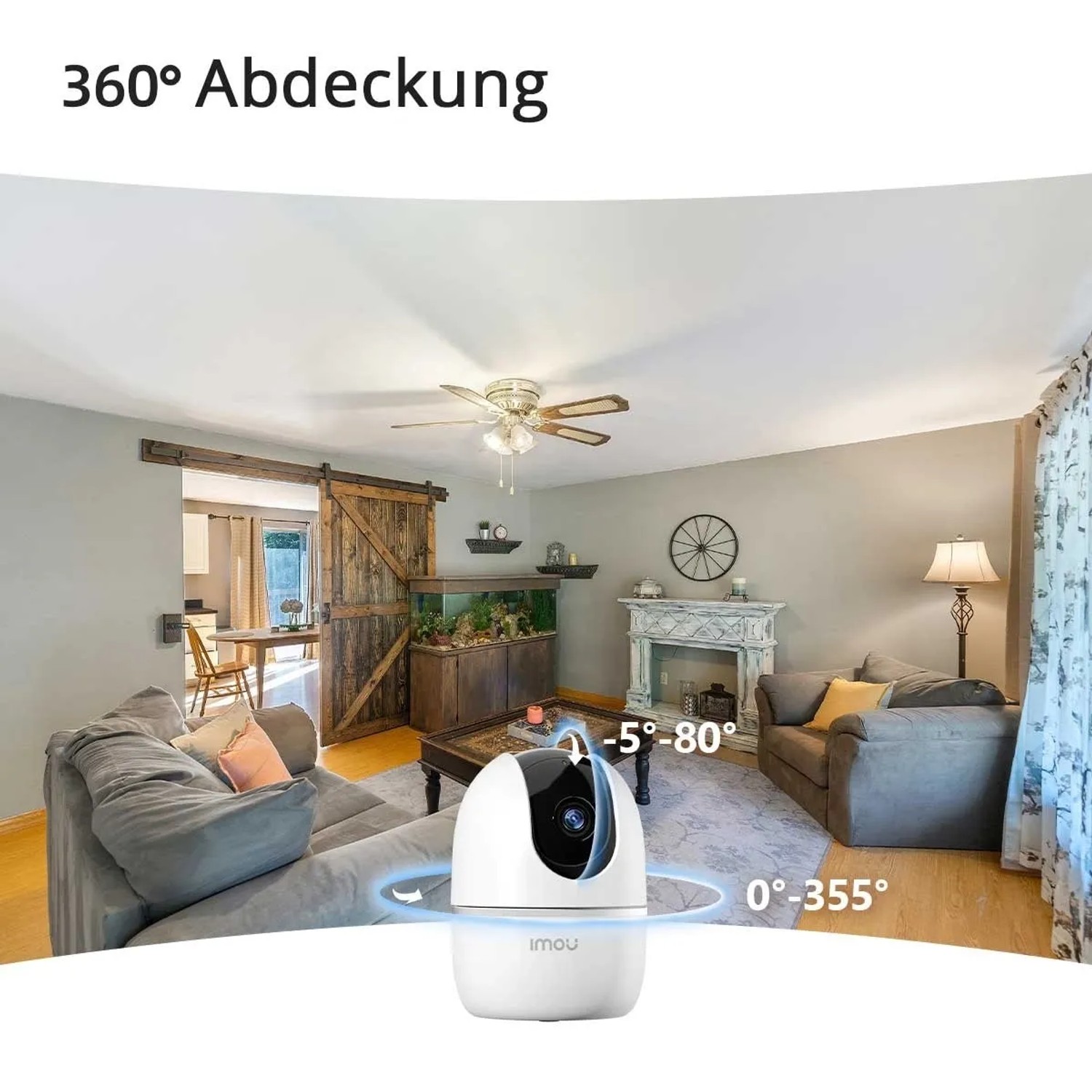 IMOU Überwachunskamera A1 2K 3MP WLAN mit Schwenk-/Neigefunktion und Tracking_9