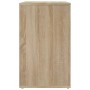 Nachttisch Sonoma-Eiche, 50x36x60 cm, aus Holzwerkstoff. Schlichtes Design für Schlafzimmer.