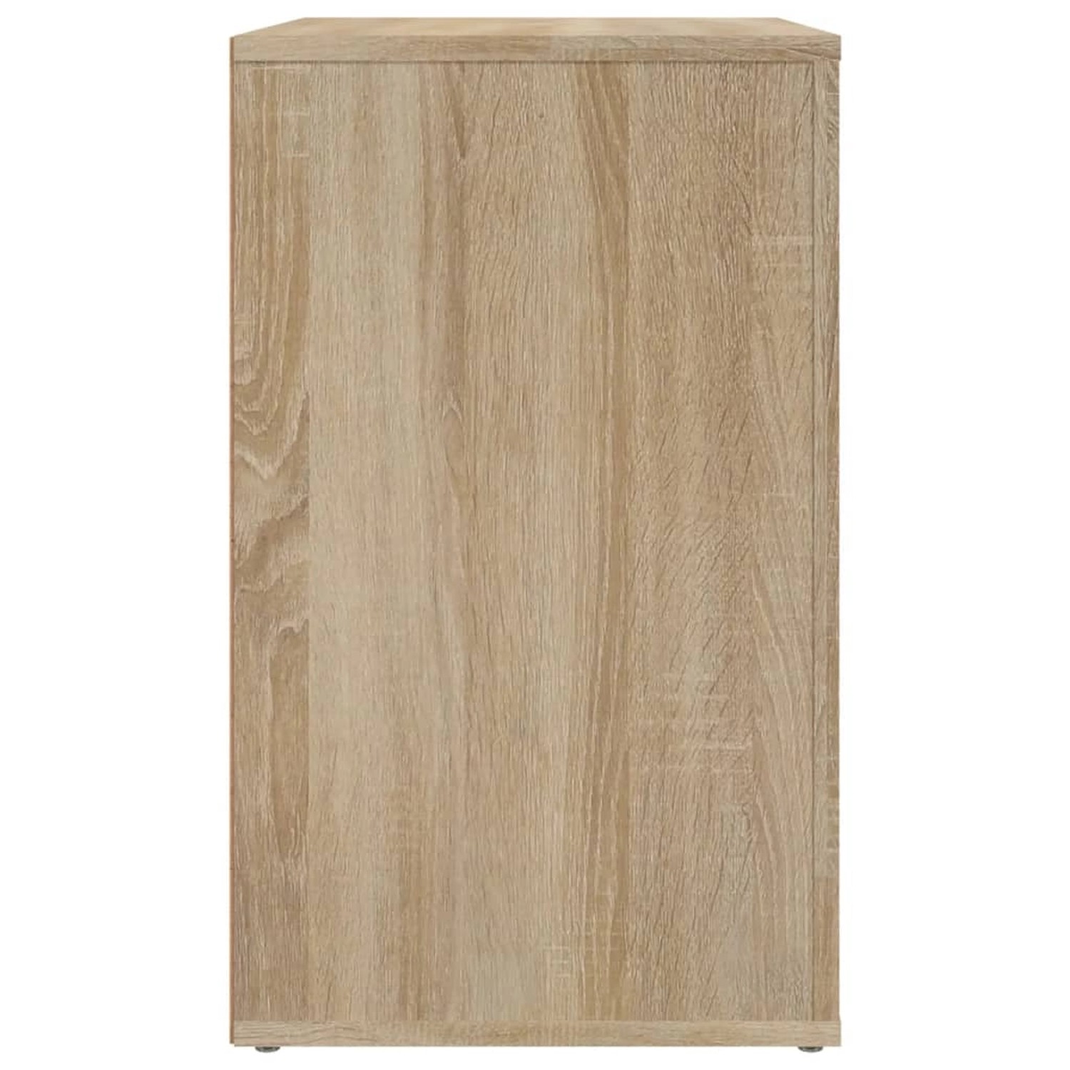 Nachttisch Sonoma-Eiche, 50x36x60 cm, aus Holzwerkstoff. Schlichtes Design für Schlafzimmer.