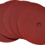 LUX Fiberscheiben Classic, Ø 180 mm, 5 Stück, Körnung 24, für Winkelschleifer.