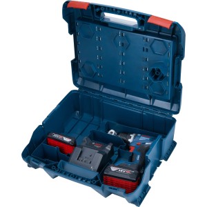 Bosch Professional Akku-Bohrschrauber GSR 18V-65 mit 2 Akkus, Ladegerät in L-Boxx.
