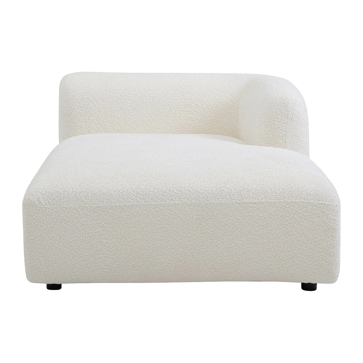 Vente-unique Recamiere Ohne Schlaffunktion Danepi Gebrochenes Weiß 113 cm