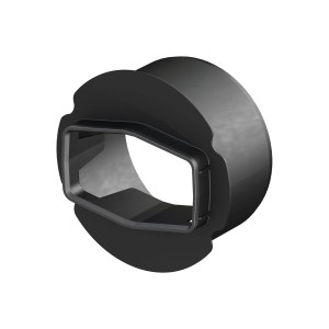 ACO Galaline Ablaufadapter DN 150 aus Polypropylen für Entwässerungsrinnen.