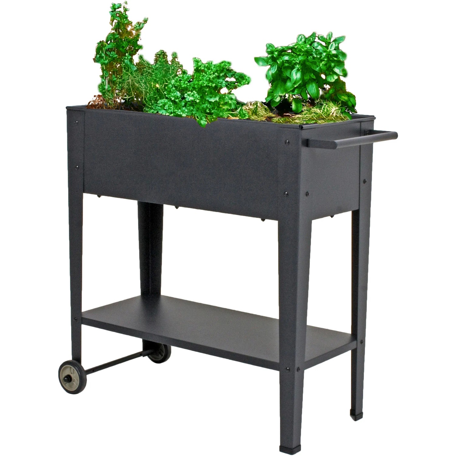 Garden Pleasure Hochbeet Metall mit Rollen Anthrazit kaufen bei OBI