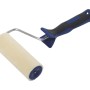 LUX Velours-Farbroller mit Softgriff, 15 cm. Ideal für Lacke und Versiegelungen.
