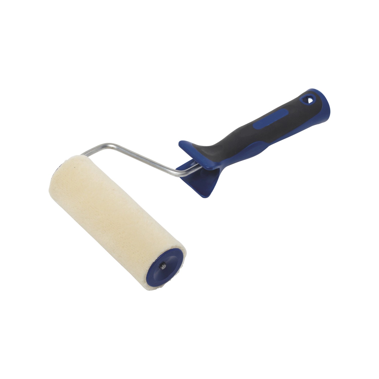 LUX Velours-Roller 2K-Softgriff Schwarz-Blau 15 cm günstig online kaufen