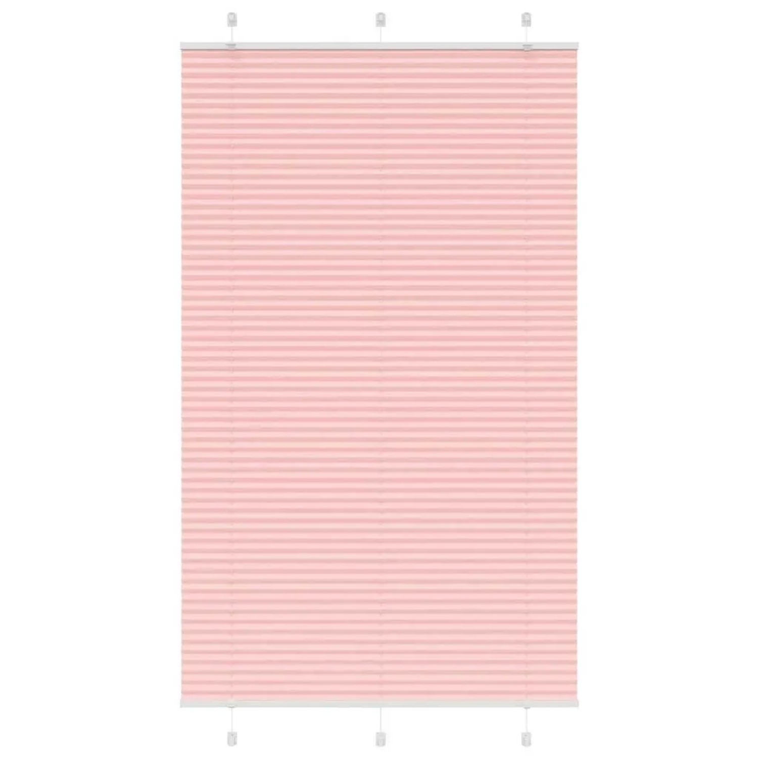 vidaXL Plissee Rosa 115x200 cm Stoffbreite 114,4 cm Polyester 4015469 günstig online kaufen