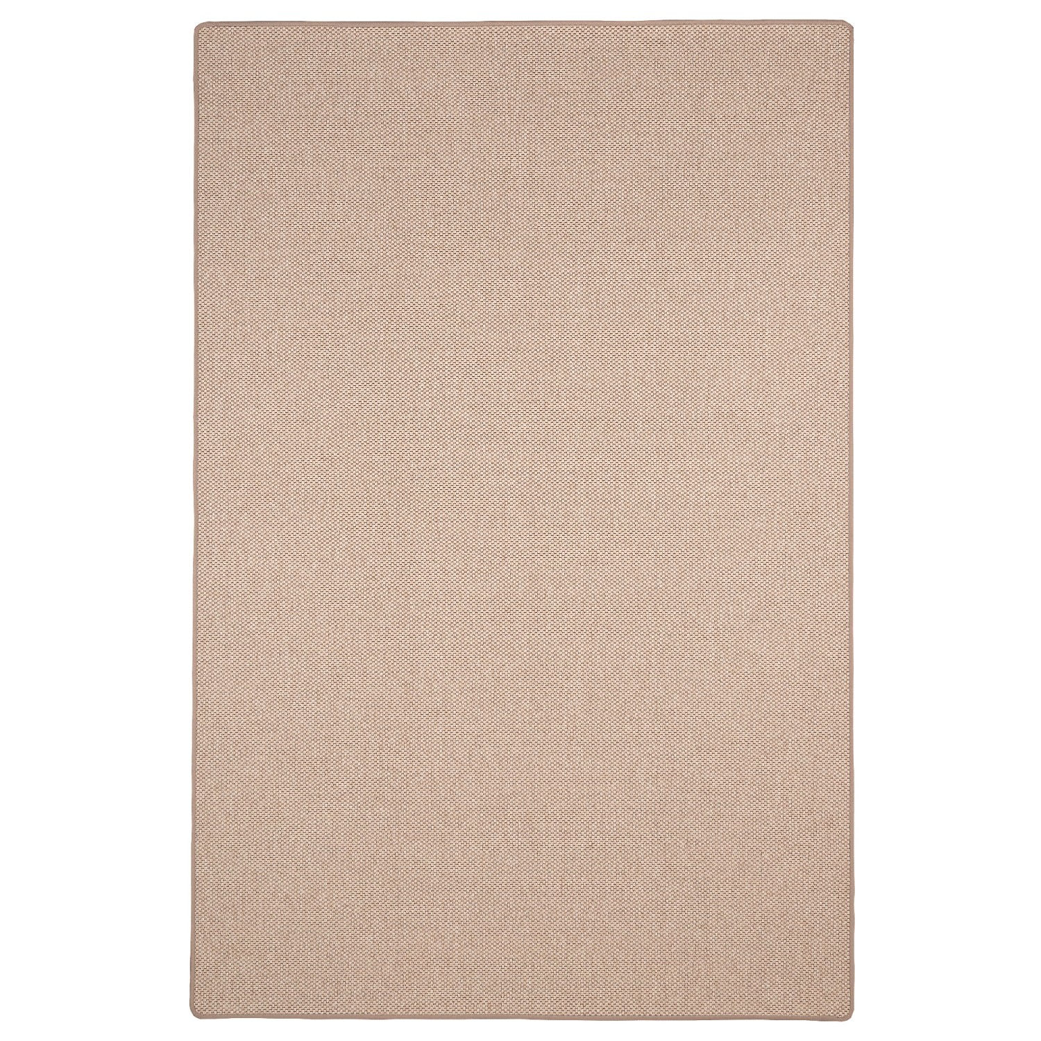 Snapstyle Natur Teppich Bentzon Karamell, 100x300cm, Flachgewebe. Kurzflorteppich für Fußbodenheizung.