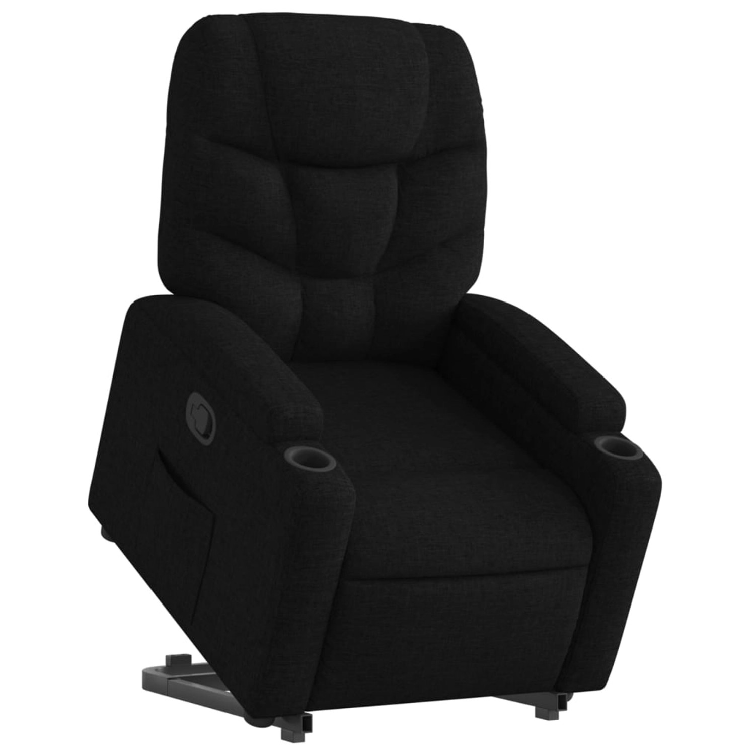 vidaXL Relaxsessel mit Aufstehhilfe Schwarz Stoff Modell 17 günstig online kaufen