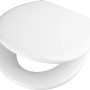 Weißer baliv WC-Sitz Pantanal aus Duroplast mit Absenkautomatik.