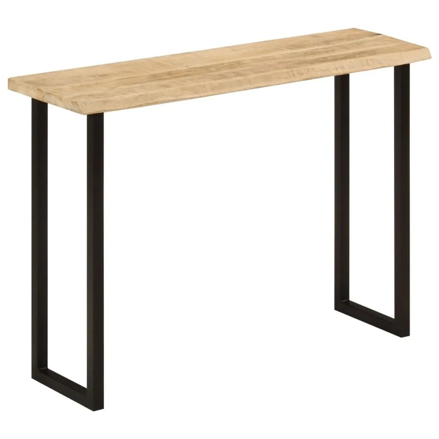 vidaXL Konsolentisch mit Baumkante 105x33x76 cm Massivholz Mango 372765
