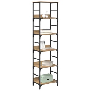 VidaXL Bücherregal Artisan-Eiche, Holzwerkstoff, 5 Regale. Ideal für Bücher und Deko.